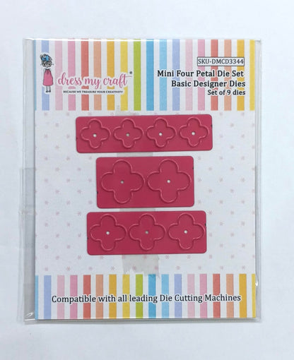 Mini Four Petal Set – Flower Making Cutting Dies