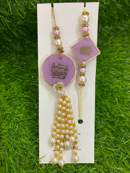 Resin Rakhi Set Design - 34
