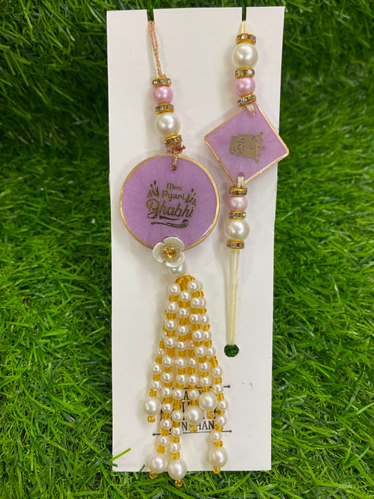 Resin Rakhi Set Design - 34