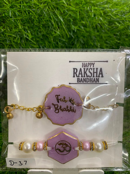 Resin Rakhi Set Design - 37
