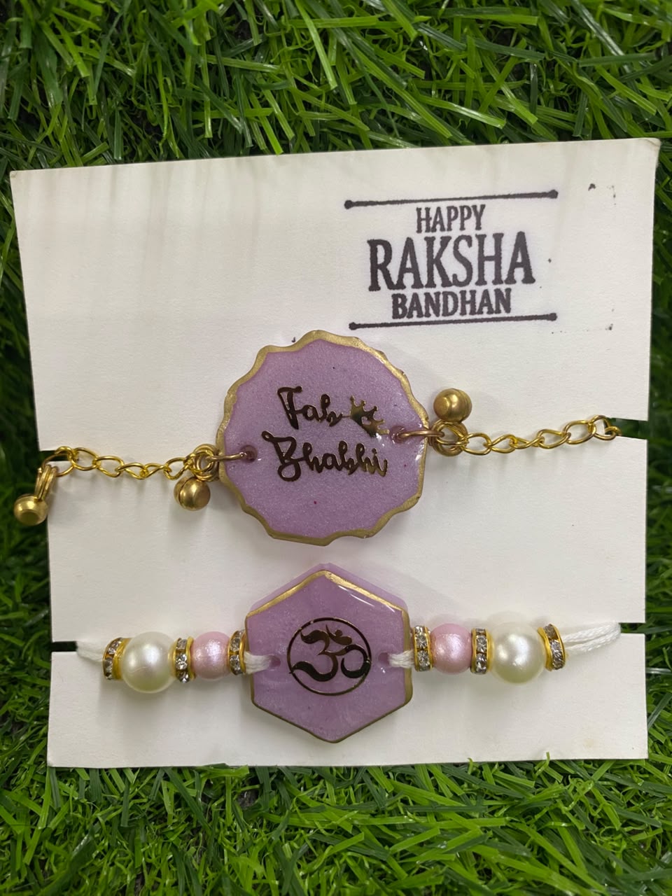 Resin Rakhi Set Design - 37