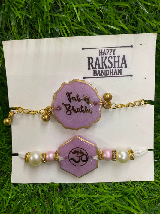 Resin Rakhi Set Design - 37
