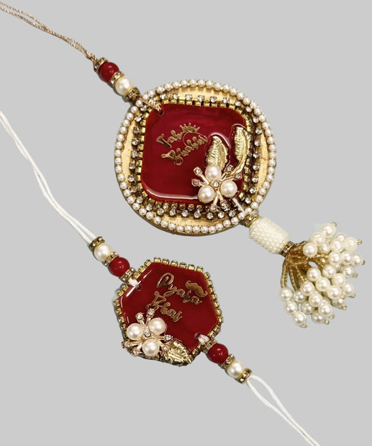 Resin Rakhi Set Design - 39