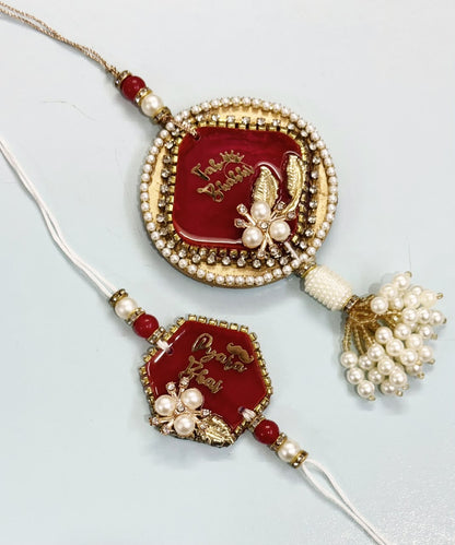 Resin Rakhi Set Design - 39