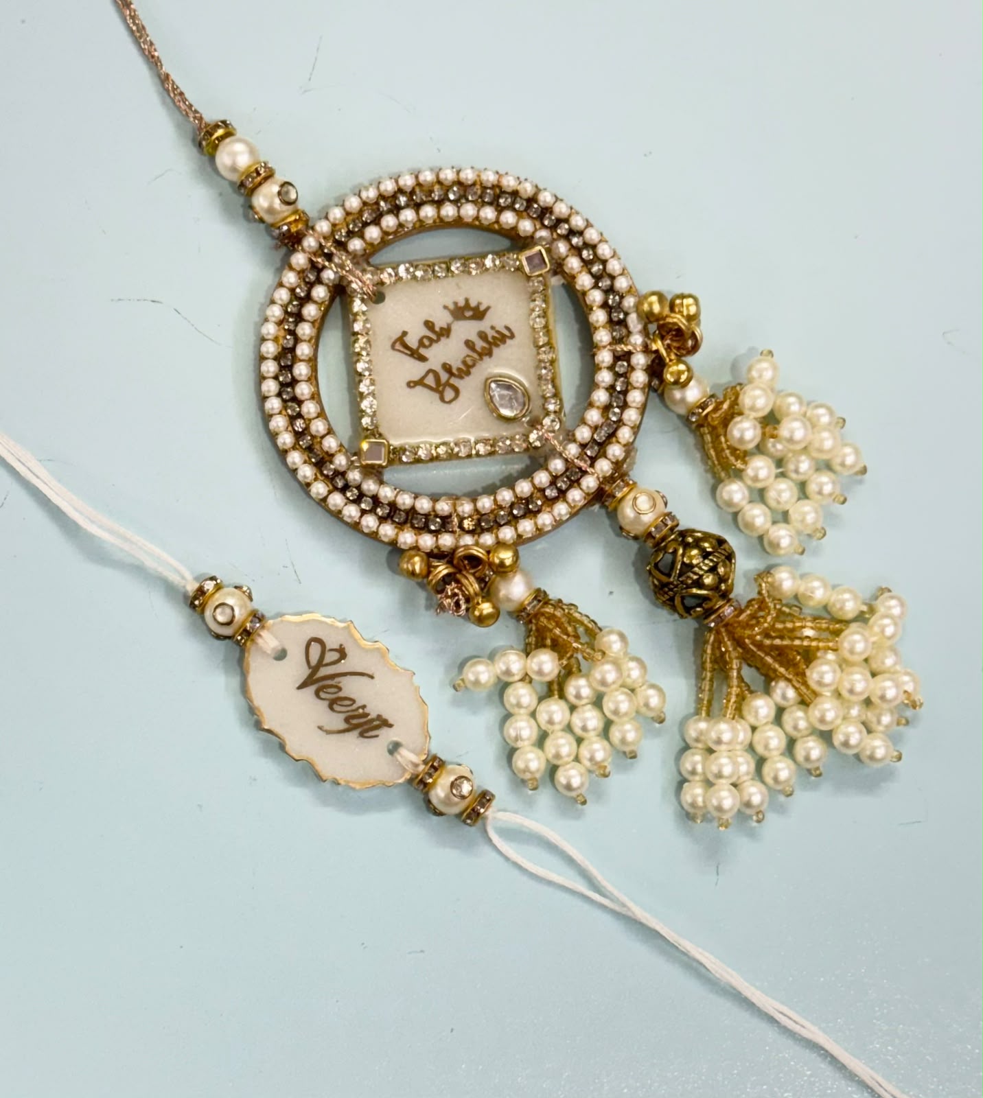 Resin Rakhi Set Design - 40