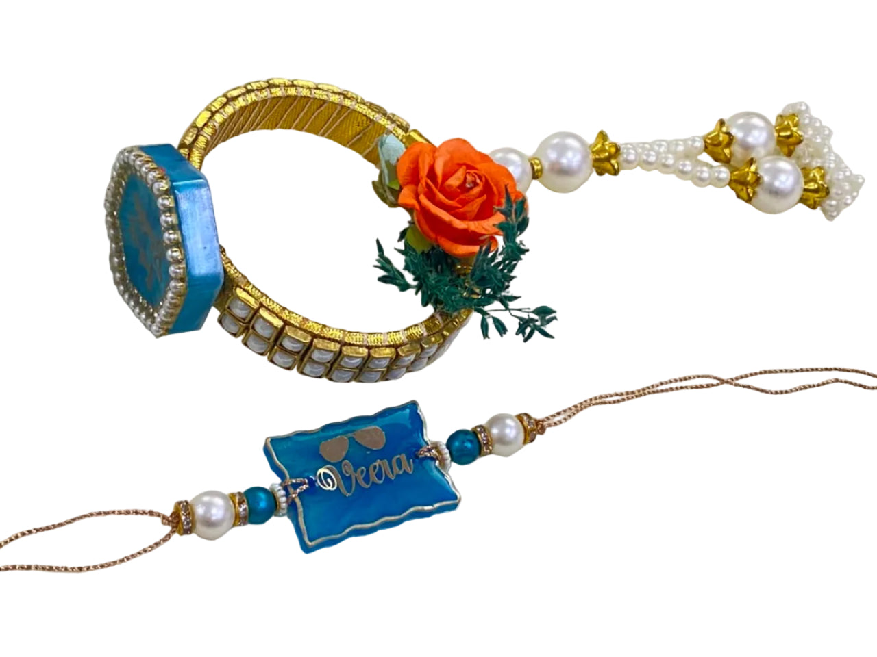Resin Rakhi Set Design - 43