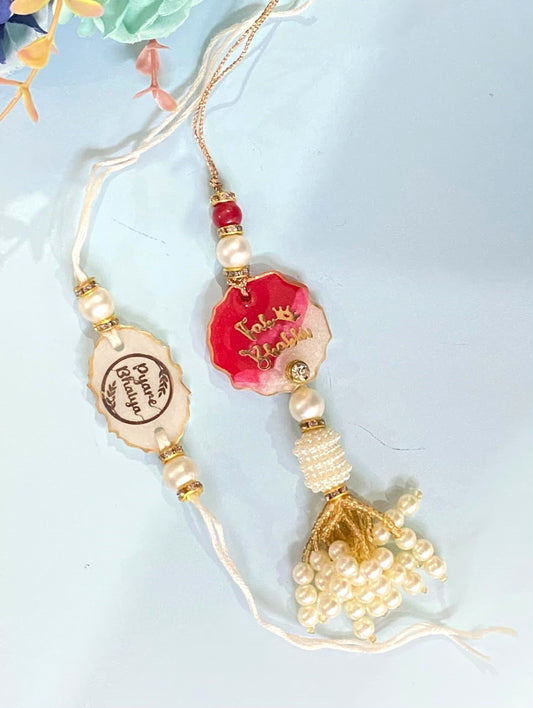 Resin Rakhi Set Design - 8