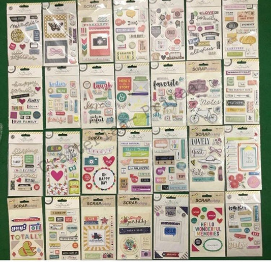 Sticker for Scrapbooking – Combo - 10 packs