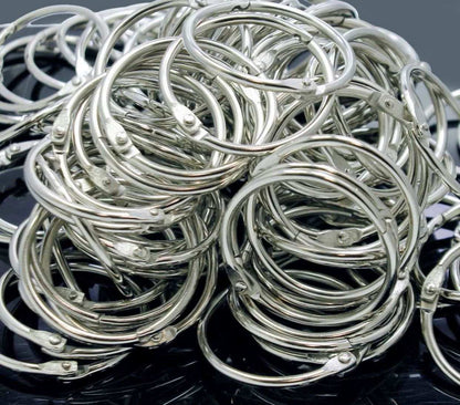 Scrapbook Rings- Size: 25 mm-12pieces