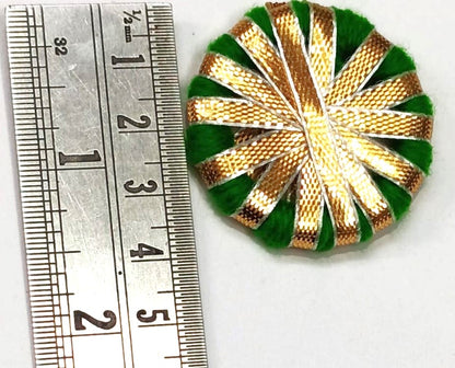 Gotta Patti Ring - Green - 100 pieces