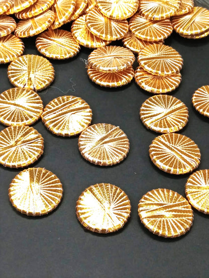 Gotta Patti Ring - Golden - 100 pieces