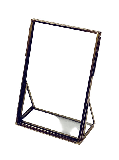 Vintage Glass Frame with stand – 6 x 4 inch