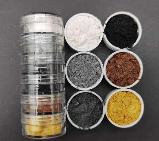 Mica Pigment Set -9 , gold theme