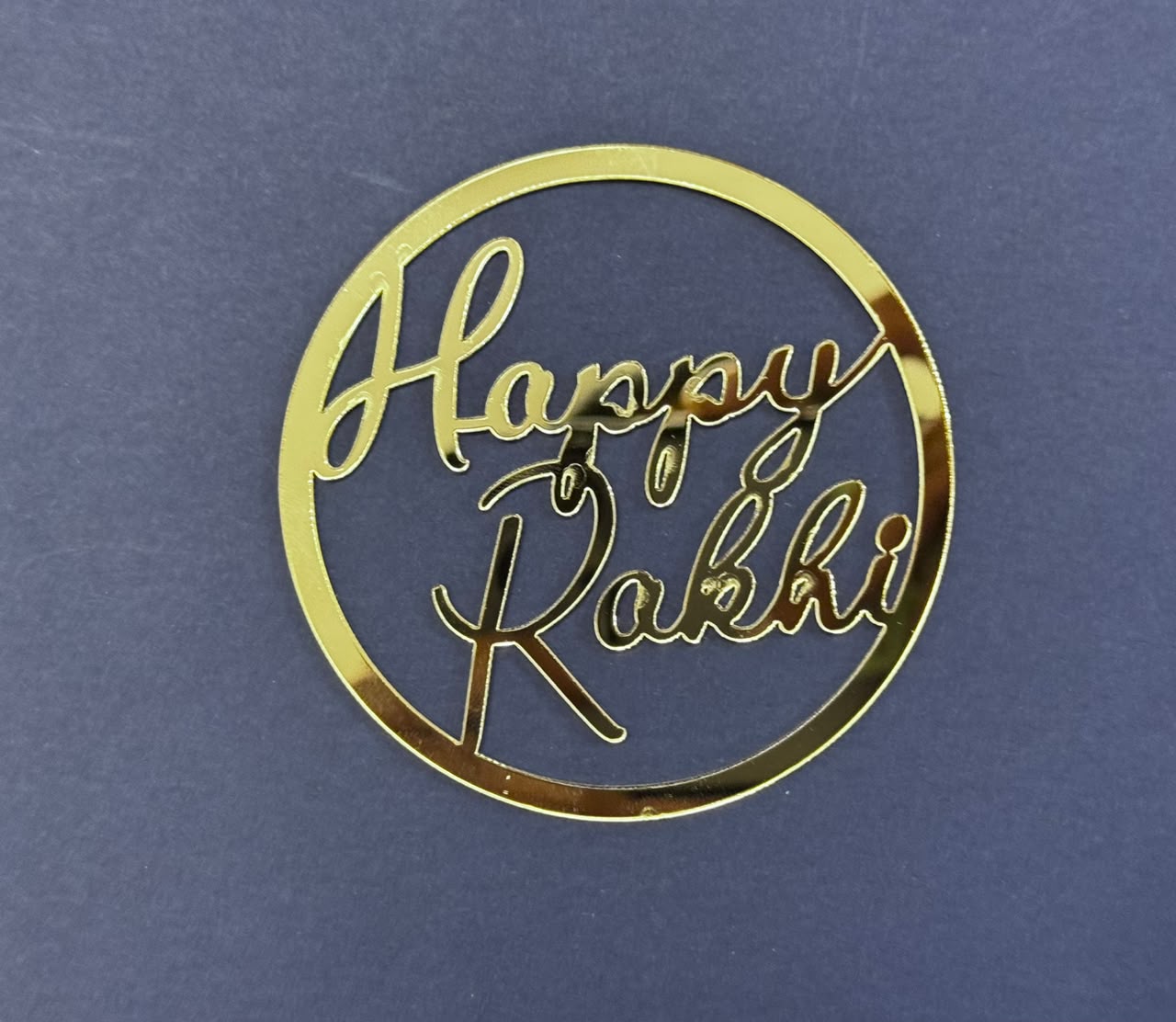 Acrylic cutout - Happy Rakshi - 1 piece Design 1