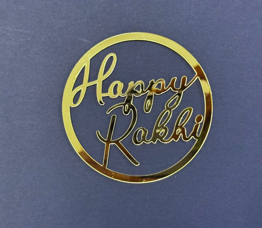 Acrylic cutout - Happy Rakshi - 1 piece Design 1