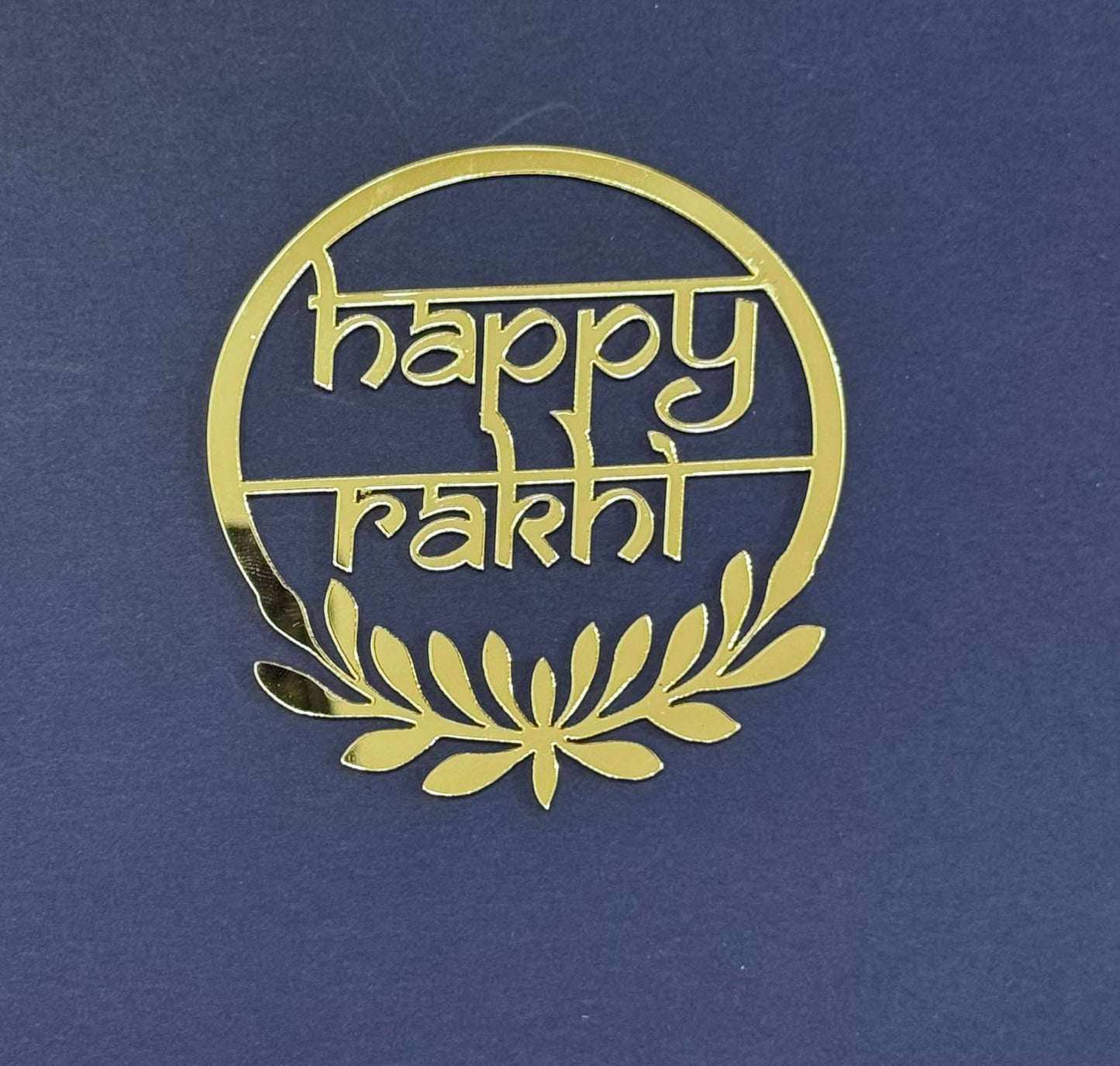 Acrylic cutout - Happy Rakshi - 1 piece Design 2