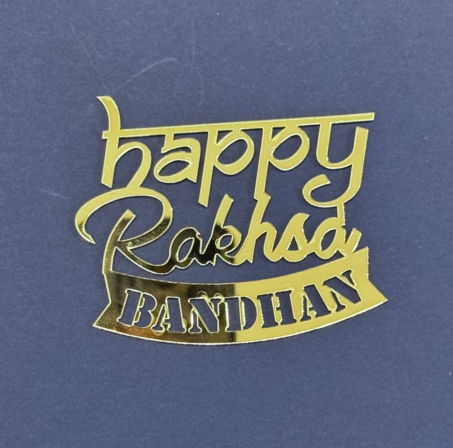 Acrylic cutout - Happy Rakshabandhan - 1 piece Design 4