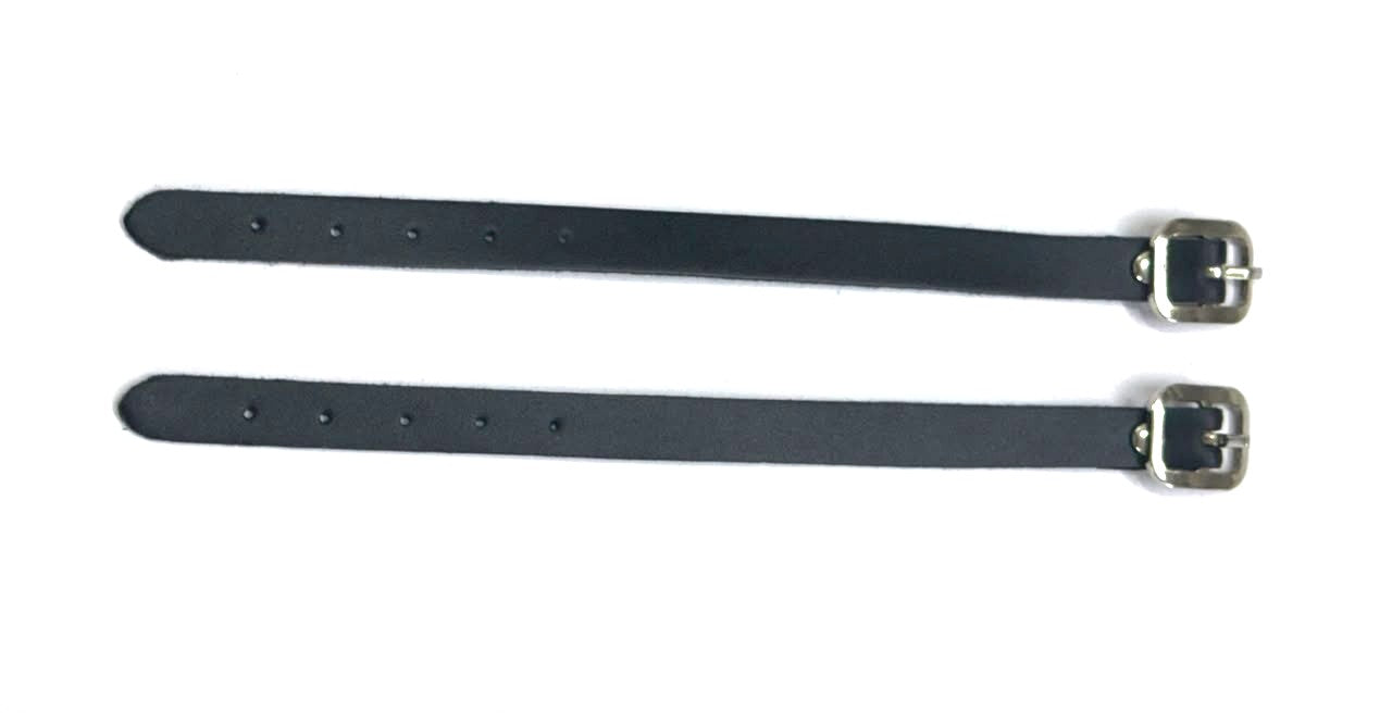 Leather Belt for Travel / Luggage Tag - Black