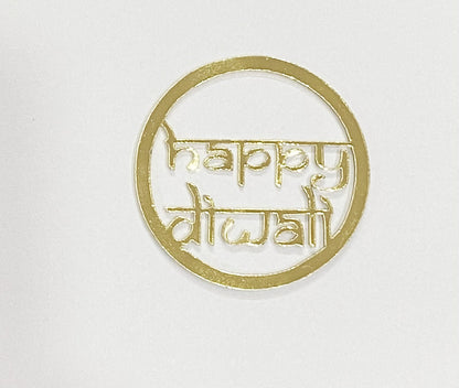 Acrylic cutout - Happy Diwali - 4 pieces