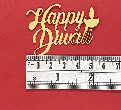 Acrylic cutout - Happy Diwali - 6 pieces