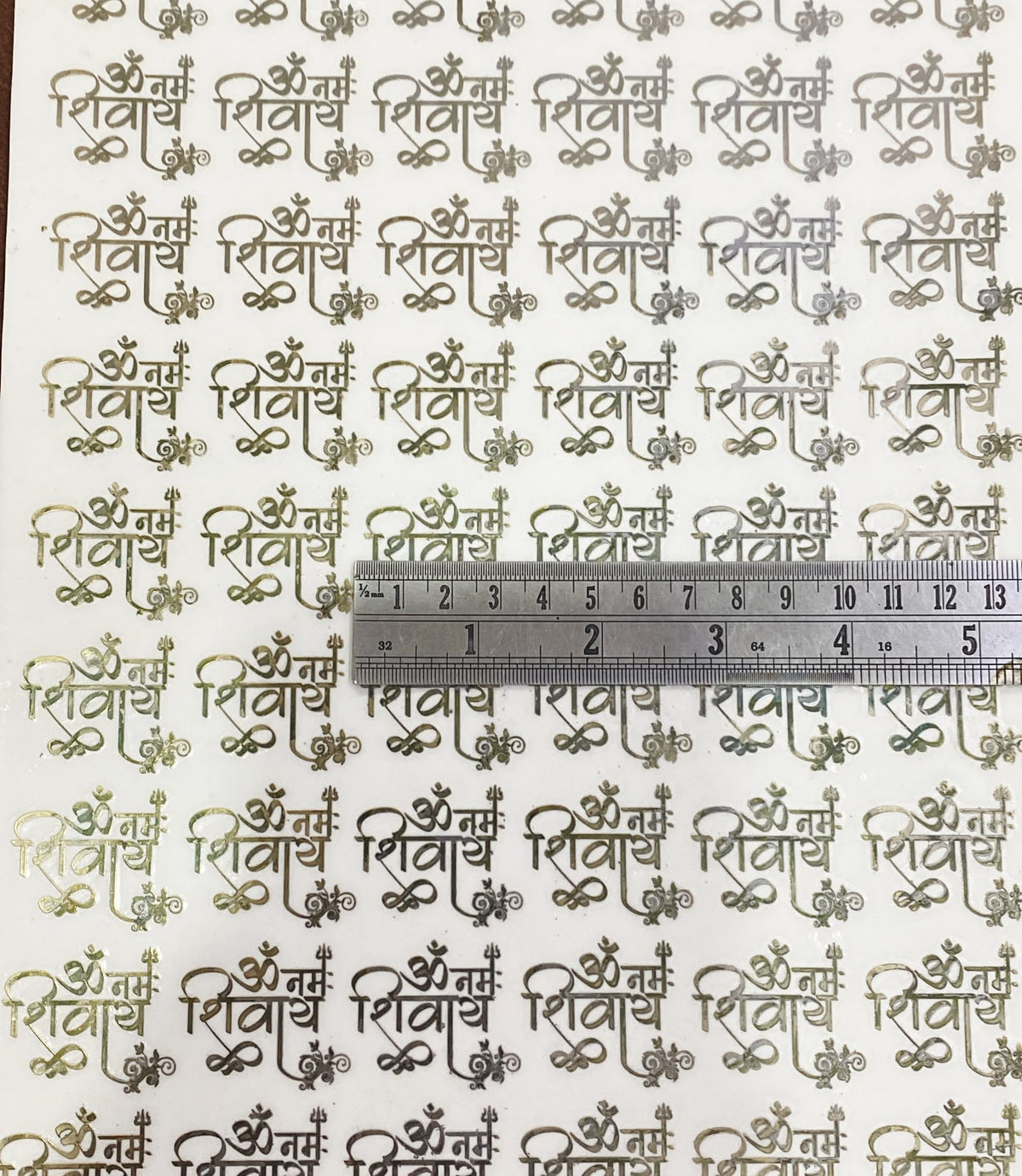 Metal Sticker – A4 Size Design 62