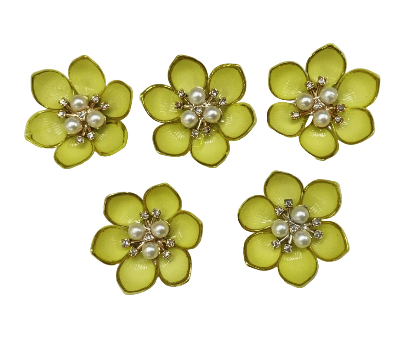 Yellow Artificial Flower - 10 pieces Shade -3