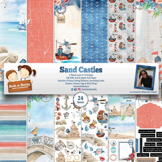 Sand Castles - 12"x12" Paper Pad