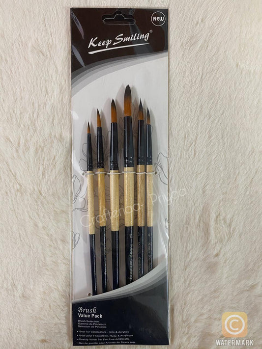 Paint-brush-Set- 6 Pieces- D2
